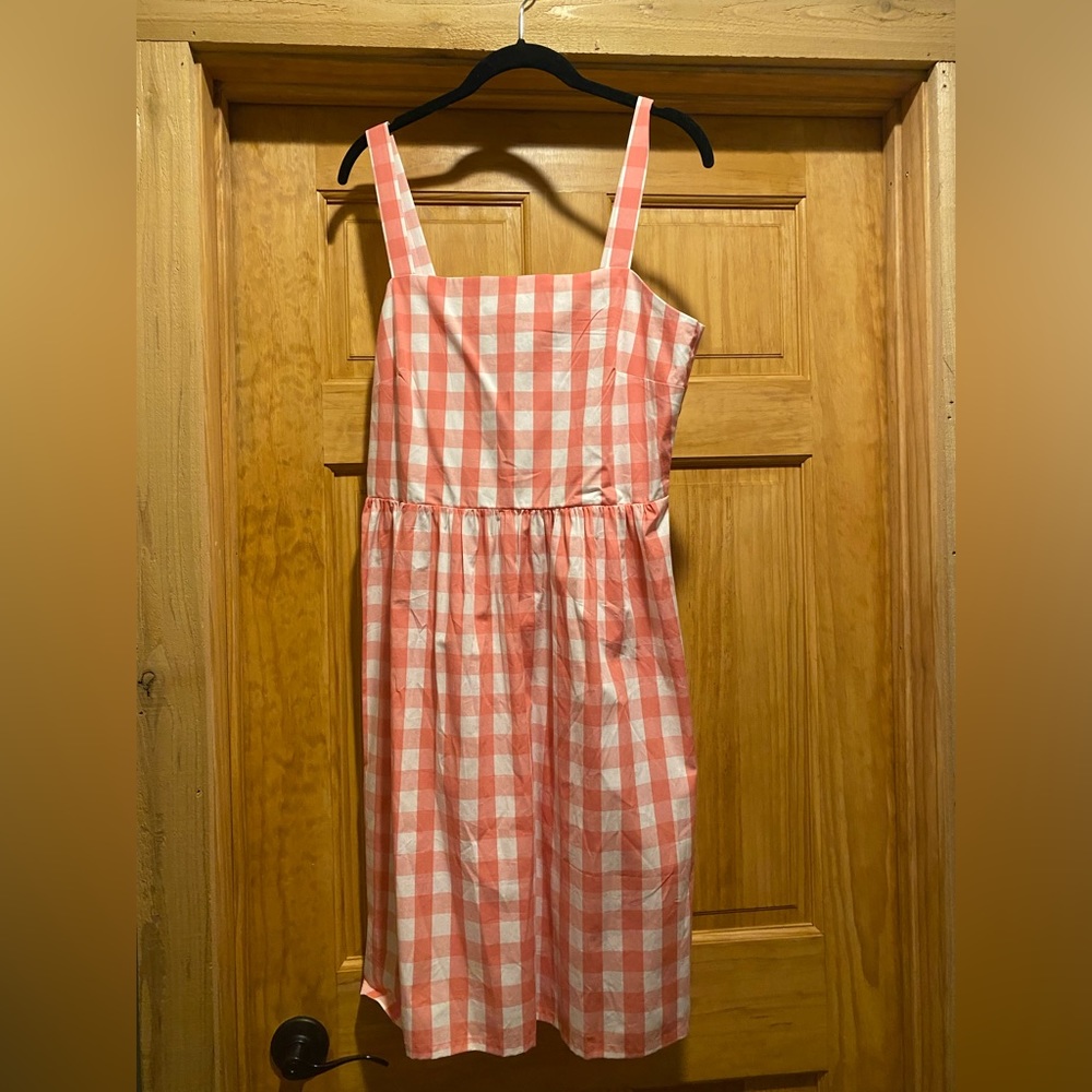 JCrew gingham dress